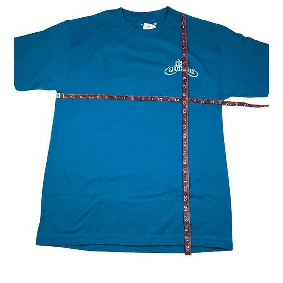 Reel Legends Men's M Blue Marlin T Shirt Turquoise - Picture 3 of 6